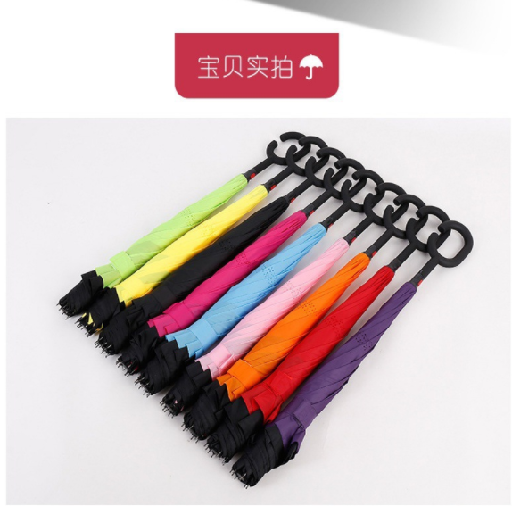 免持式汽車(chē)晴雨傘反向傘
